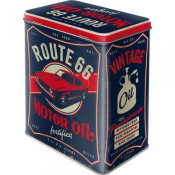 Коробка для хранения Nostalgic-Art Route 66 Motor Oil L (30150)